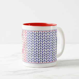 AMERICAN KNIT Mug Red Two-Tone is not a correct tr