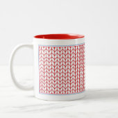 AMERICAN KNIT Mug Red Two-Tone is not a correct tr (Gauche)