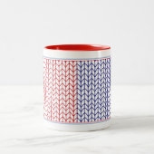 AMERICAN KNIT Mug Red Two-Tone is not a correct tr (Centre)