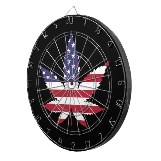 American Leaf Dart Board Dartbord (Voorkant Rechts)