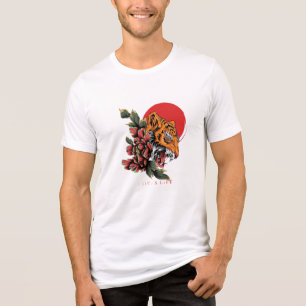 American Life - Tiger & Peony Zon T-shirt