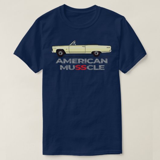 American Light Yellow T-shirt (Design voorkant)