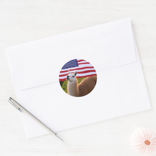 American Llama Sticker (Envelop)
