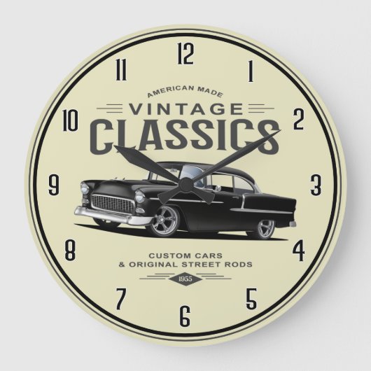 American Made 1955 Classics Large Clock Grote Klok (Voorkant)