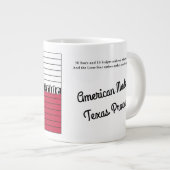 American Made, Texas Fier !Jumbo Mug (Devant droit)