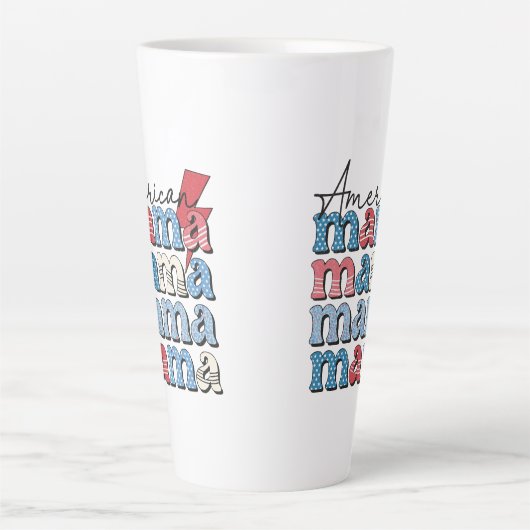 American Mama Latte Mok (Voorkant)