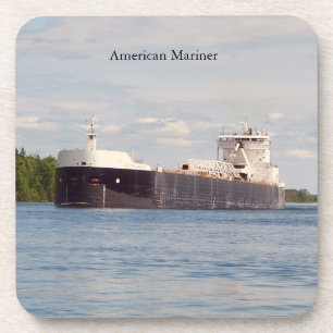 American Mariner set 6 dessous de verre en plastiq
