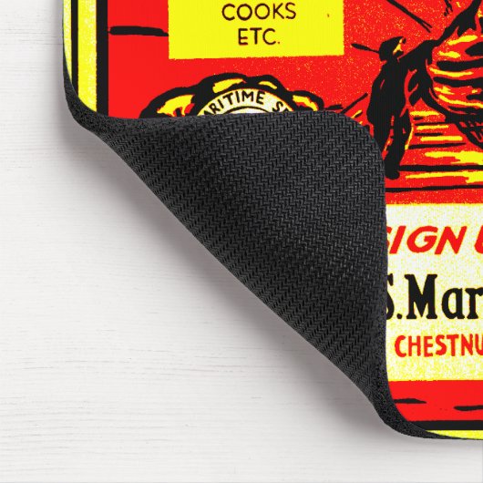 American Merchant Marine-Enroll Today Kaart Muismat (Hoek)