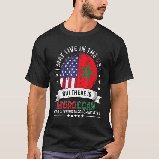 American Moroccan Home in US Patriot American Moro T-shirt (Voorkant)