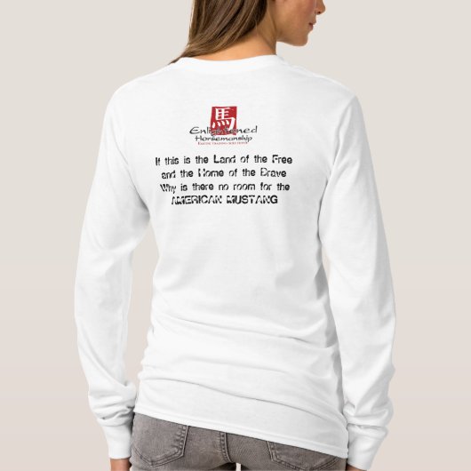 AMERICAN MUSTANG T-SHIRT (Achterkant)