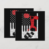 American Olympic Weightlift Kaart (Voorkant / Achterkant)