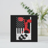 American Olympic Weightlift Kaart (Staand voorkant)