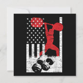 American Olympic Weightlift Kaart (Achterkant)