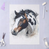 American Paint Horse Decoupage Tissuepapier (Craft)