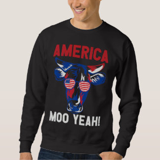 American Patriotic Decoration Moo Yeah Premium Trui