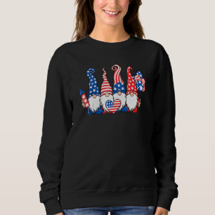 American Patriotic Gnomes Usa Independence Day 4th Trui