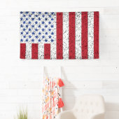 American Peace Flag Bannière nationale de l'État a (En situation)