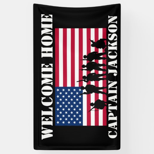 American Personalized Army Afstuderen Card Spandoek (Verticaal)