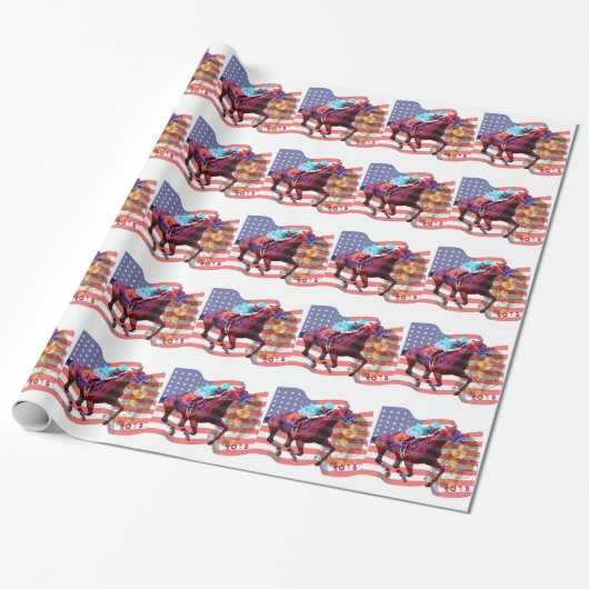 American Pharoah 2015 Cadeaupapier (Uitgerold)