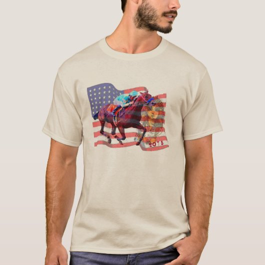American Pharoah 2015 Mannen T-Shirts (Voorkant)