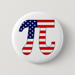 American Pi Ronde Button 5,7 Cm