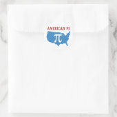 American Pi Ronde Sticker (Tas)
