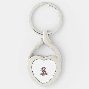 American Pit Bull Terrier Dog Christmas Outfits Sa Sleutelhanger