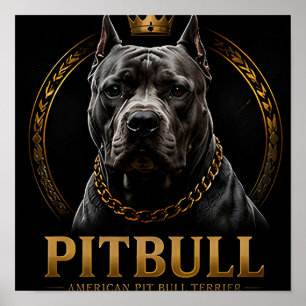 American Pit Bull Terrier Elite Guardian Collectie Poster
