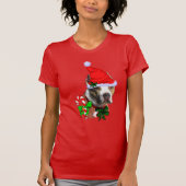 American Pit Bull Terrier Kerstmis T-shirt (Voorkant)