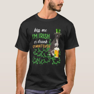 American Pit Bull weet dat ik Iers ben, of Drink o T-shirt