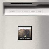American Plains Buffalo Bison Magnet Magneet (Insitu (Vaatwasser))