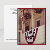 American Porch Merci Veterans Day Flat Card (Devant / Derrière)