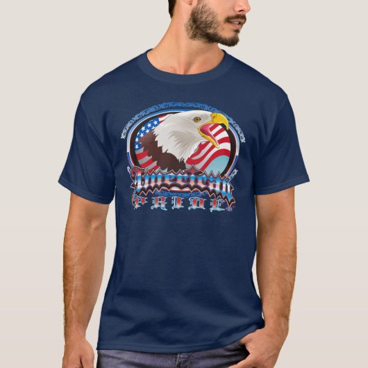 American Pride Eagle shirt design (Voorkant)