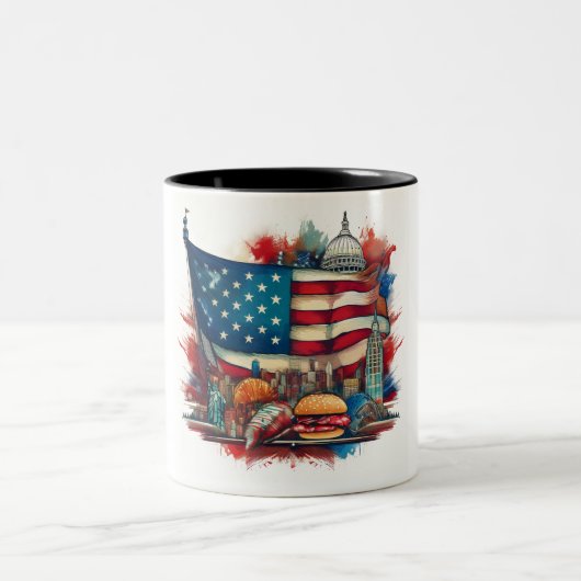 American Pride Mok - Patriottisch ontwerp (Center)