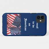 American Pride Patriotic Phone Case (Achterkant (horizontaal))