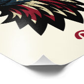 American Pride, Patriottische Rode Witte Blauwe Ad Foto Afdruk (Hoek)