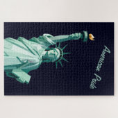 American Pride Statue of Liberty Puzzle géométriqu (Horizontal)