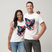 American Pride - USA Flag & Eagle T-shirt 🇺 🇸 🦅 (Unisexe)