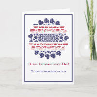 American Psychedelic Patriotic Hearts Tie Dye