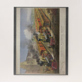 American Railroad Scene Legpuzzel (Verticaal)