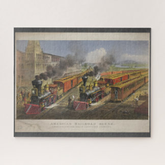 American Railroad Scene Legpuzzel
