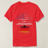 American Raised with German Roots Germany T-shirt (Design voorkant)