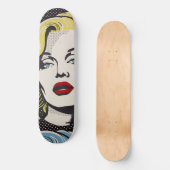 American Retro Pop Art Diva Skateboard (Voorkant)