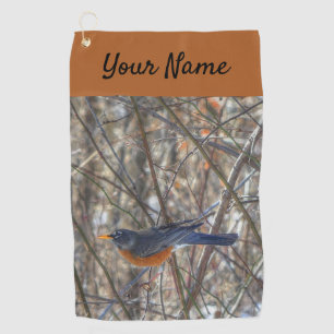 American Robin Golf Towel Golfhanddoek