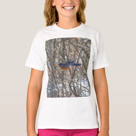 American Robin T-Shirt (Voorkant)