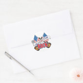 American Rock Ronde Sticker (Envelop)
