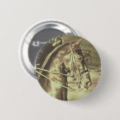 American Saddlebred Faux  Ronde Button 5,7 Cm (Voorkant /achterkant)