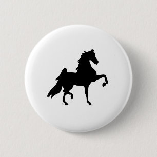 American Saddlebred Horse Ronde Button 5,7 Cm