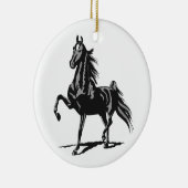 American Saddlebred Keramisch Ornament (Rechts)