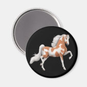 American Saddlebred Pinto Horse Magnet (Recto/Verso)
